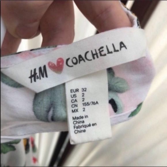 H&M Coachella Floral Cutout Boho Maxi Dress - Picture 8 of 8